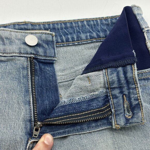 Joe's Jeans The Ozzie Women’s Size 24 Mid Rise Maternity Denim Jean Shorts NWT - Picture 5 of 10